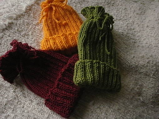 Detské čiapky - Farebná trojka - 9191945_