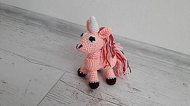 Hračky - koník/ unicorn -ik   (ružový ) - 9193654_