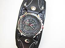 Náramky - Gotické hodinky čierne - 9205513_