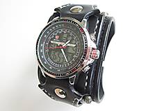 Náramky - Gotické hodinky čierne - 9205515_