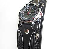 Náramky - Gotické hodinky čierne - 9205524_