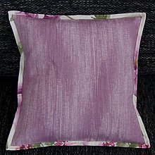 Úžitkový textil - Veľké kvety s fialovým melírom -  vankúš(2) 40x40 - 9202124_