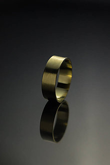Prstene - Jednoduchá zlatá obrúčka - 9210033_