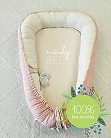 Detský textil - POSLEDNÝ KUS! Luxusné hniezdo pre novorodenca z BIO bavlny - 9212023_