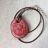  - Betónový náhrdelník justStone Red - 9213594_