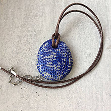 Náhrdelníky - Betónový náhrdelník justStone Blue 02 - 9213807_