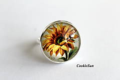 Prstene - Prsteň Sunflowers (Slnečnice) - 9214017_