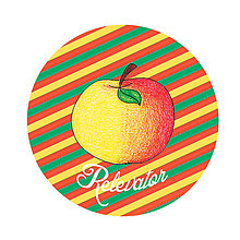 Dekorácie - Ozdoba na koláčiky ovocná kreslená (jablko (pásiky)) - 9216798_