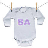 Detské oblečenie - Originálne body BA (Bratislava) (Fialová) - 9222160_