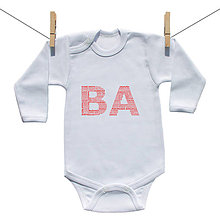 Detské oblečenie - Originálne body BA (Bratislava) (Červená) - 9222150_