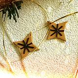 FIMO vianočné medovníky (hviezdičky)