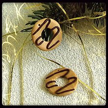 Dekorácie - FIMO vianočné medovníky (donuty) - 9221500_