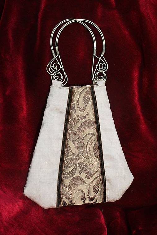 Kabelky - Hodvábna kabelka Clara - 9227534_