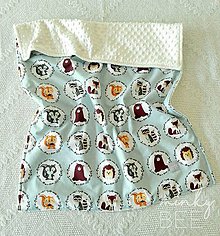 Detský textil - Detská deka so zvieratkami - 9230347_