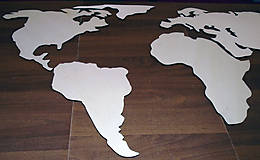 Dekorácie - Mapa sveta dekorácia na stenu. - 9230416_