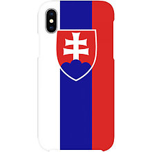 Na mobil - Kryt s motívom Slovenskej vlajky pre Apple, Huawei a Samsung  (Apple iPhone XR) - 9229611_