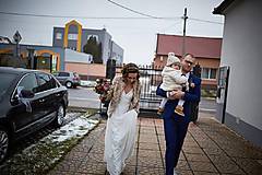 Šaty - mušelínové jemné svadobné šaty - 9238524_