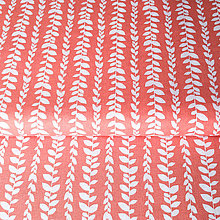 Textil - ružové liany; 100 % bavlna Francúzsko, šírka 160 cm, cena za 0,5 m - 9240714_