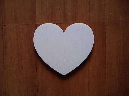 Polotovary - Srdce z dreva - 15 cm - 9243363_