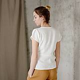 Topy, tričká, tielka - Dámsky ľanový top AIWA - rôzne farby - 9246842_