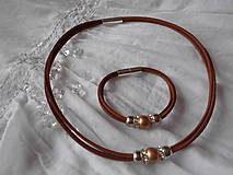 Sady šperkov - Súprava náhrdelník + náramok - 9250510_
