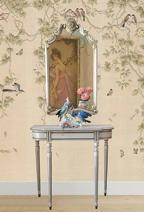 Nábytok - Konzola "Mademoiselle Chic" - 9253414_