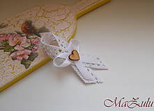 Svadobné pierka - svadobné pierko Vintage biele - 9253650_