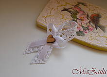 Svadobné pierka - svadobné pierko Vintage biele - 9253651_