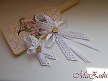 Svadobné pierka - svadobné pierko Vintage biele - 9253655_