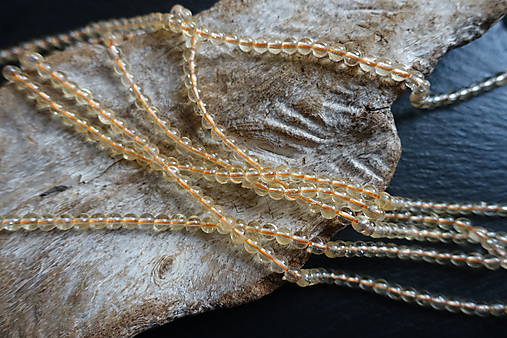 Minerály - Citrín III 4mm - 9255520_