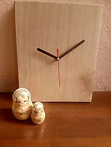Hodiny - Drevené hodiny na stenu DUB - 9259169_