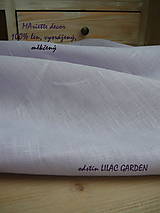 Textil - 100% len metráž, 190g/m2...odstín LILAC GARDEN - 9263370_