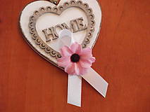 Svadobné pierka - Č. 231 Pierka s ružovým kvetom - 9268309_