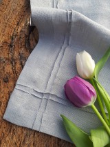 Úžitkový textil - Ľanový obrúsok Obsession Grey - 9267788_