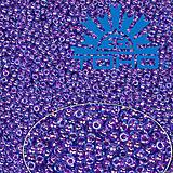 Korálky - Toho Rokajl 11/0 Inside-Color Aqua/Purple Lined č.252 25g - 9269796_