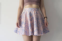 Sukne - Skater Skirt pink-blue - 9282440_