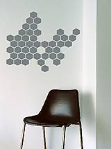 Dekorácie - Nálepky na stenu - Šesťuholníky 104 ks - 9280196_