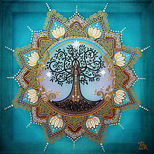Obrazy - Mandala Stromu života - 9283328_