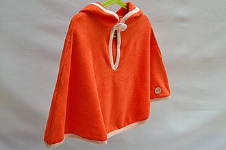 Detské oblečenie - Kúpacie pončo (Oranžová) - 9285138_