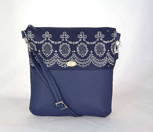 modrotlačová kabelka Dara modrá 3