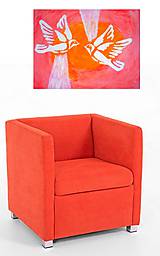 Obrazy - Biele holubice - 9302804_