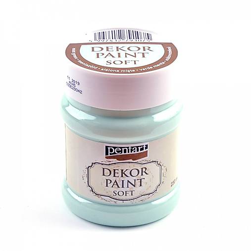 Farby-laky - Dekor Paint Soft -230 ml- mätovozelená****** - 9302621_