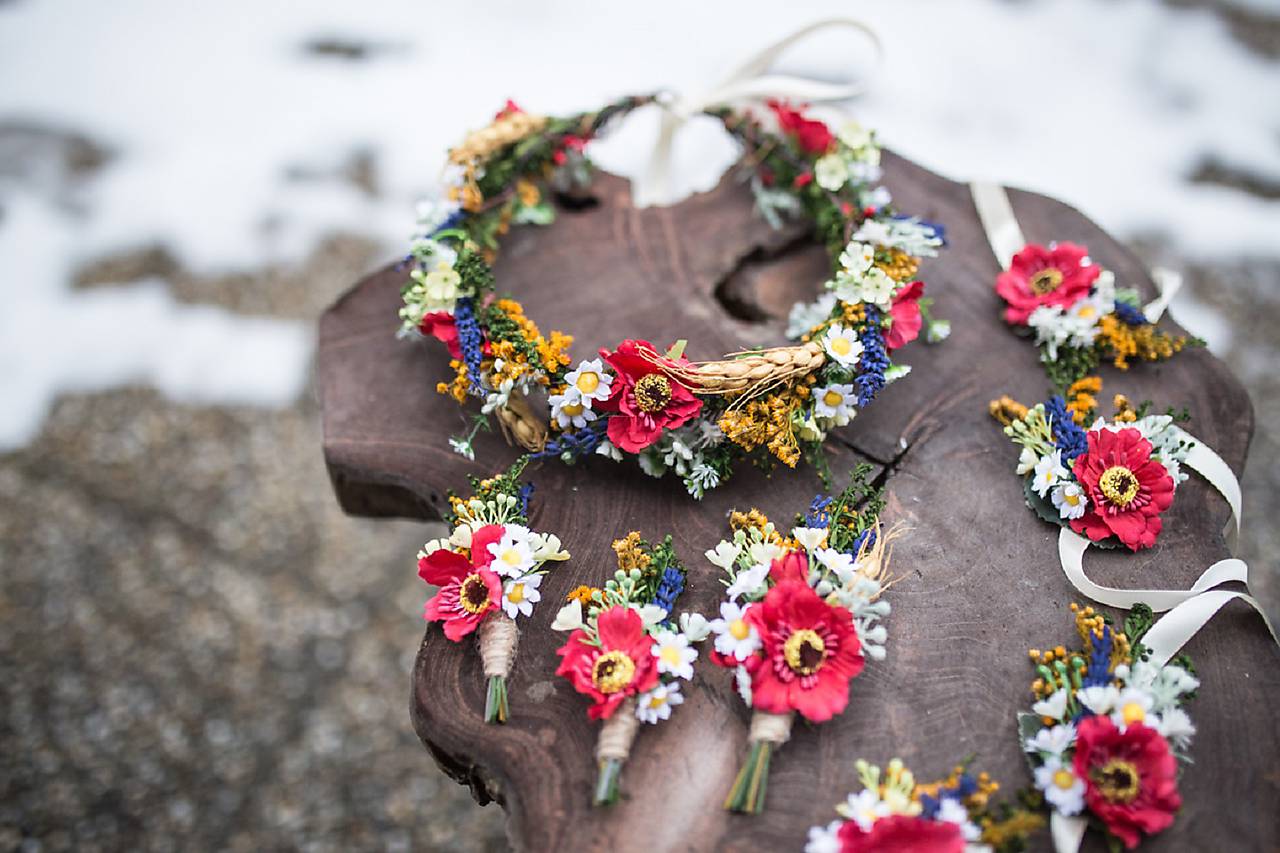 Svadobný set "o čom šepkajú maky" - možnosť zakúpiť i samostatne