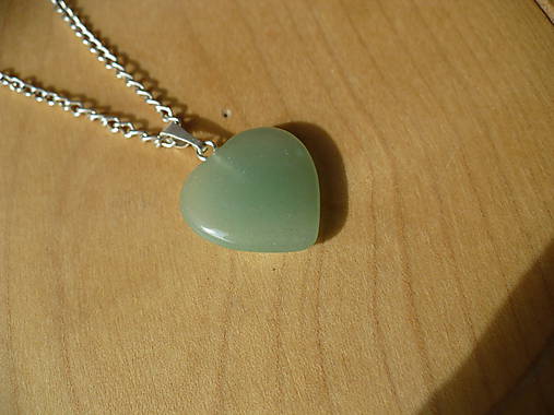 Náhrdelníky - prívesok srdce z Aventurínu-Býk, RAk, Strelec - 9299735_