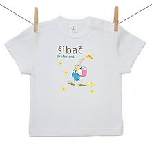 Detské oblečenie - Detské tričko Šibač profesionál - 9310700_