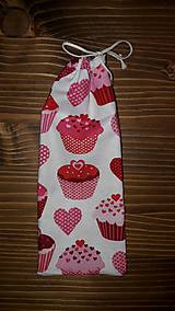 Úžitkový textil - Vrecko na príbor "Cupcake" - 9318111_