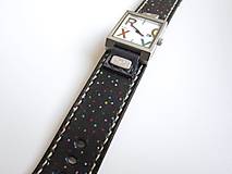 Náramky - Bodkovaný kožený remienok na hodinky ROXY SASSY - 9318519_