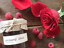 Džemy - Malinový džem s ružovou vodou - 9321559_