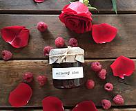 Džemy - Malinový džem s ružovou vodou - 9321566_