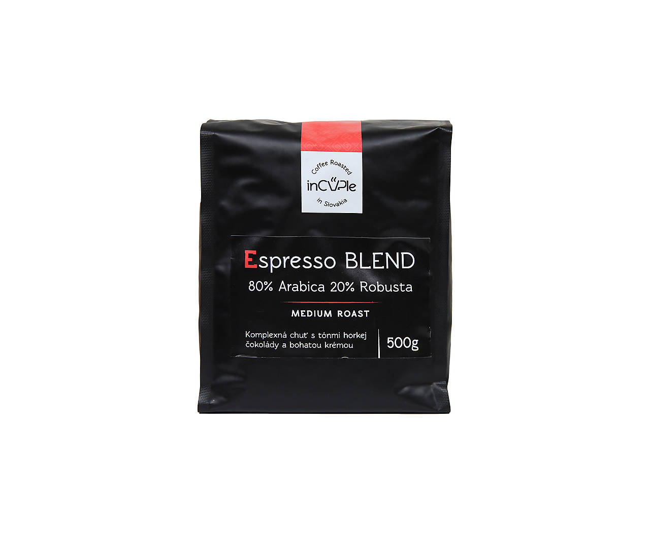 Espresso blend  80% Arabica  20% Robusta 